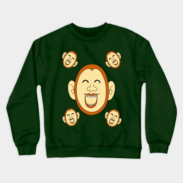 Lame Monkey Crewneck Sweatshirt by TRYorDIE